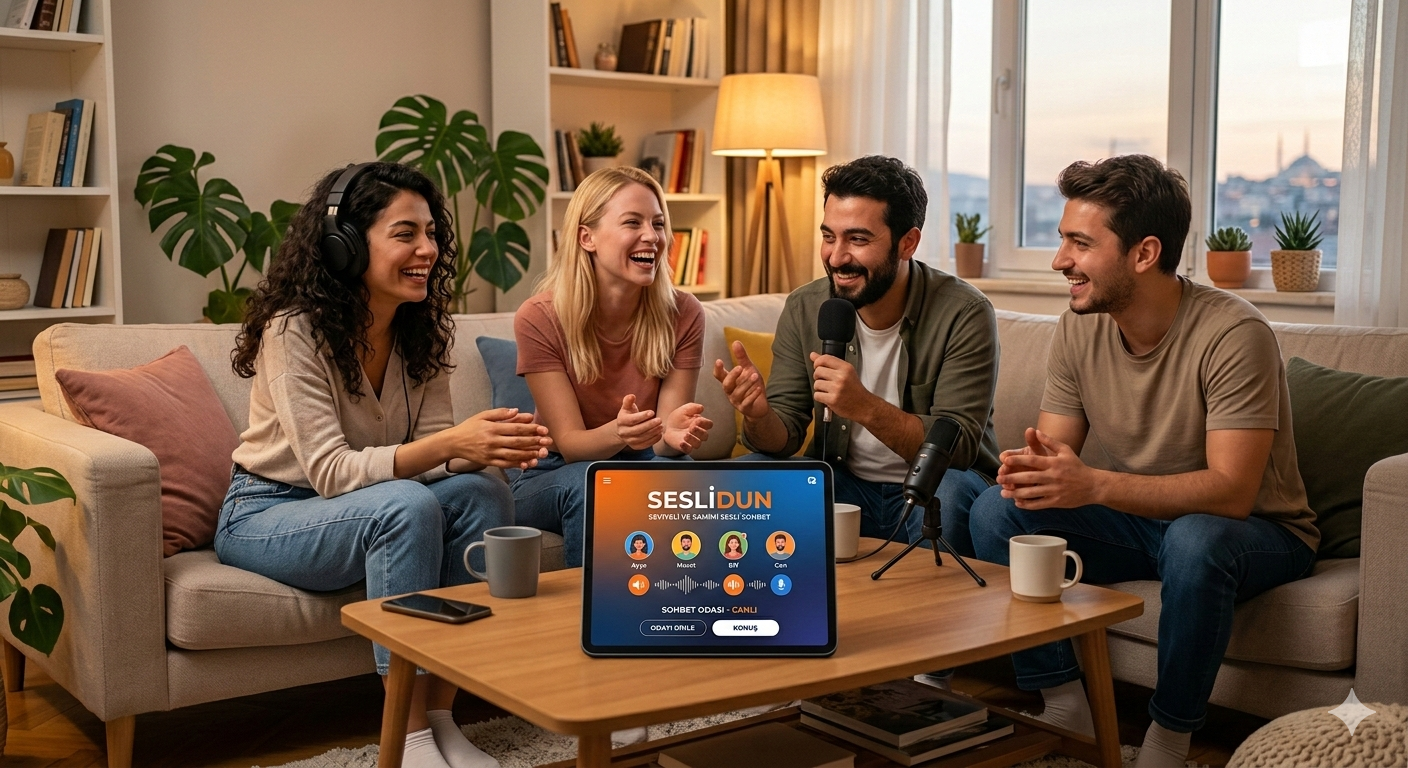 Seslidun Sesli Sohbetin ve Yeni Dostlukların Dijital Adresi